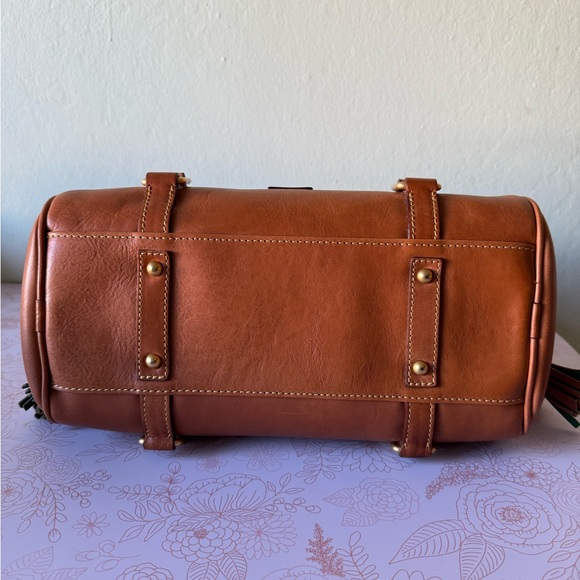 Dooney & Bourke Florentine Satchel Original Size in Natural - Picture 5 of 11